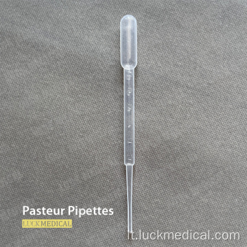 3 ml di pipette pastori graduate